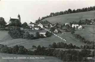 Bild einer Postkarte aus St. Leonhard am Walde